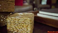 Stepdaughter intensely fucked by bold stepmom in lesbian tribbing