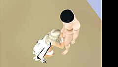 I worship the goddess in this 3D episode five fucker scene with intense action