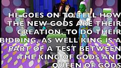 I worship the goddess in this 3D episode five fucker scene with intense action