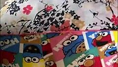 I jerk off behind my stepsister while she orders me to obey