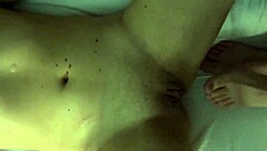 Intense Homemade Scissoring Orgasm with Stepsister in Foot Fetish Game