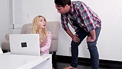 curvy latina teen pays up with cute pierced body