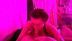 Daily Dose of Cum: Petite Brunette's Deepthroat Blowjob for Protein Shot