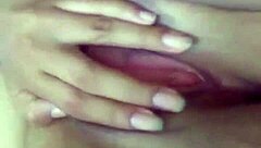 i finger myself for my boyfriend, teasing with slow insertions and building pleasure