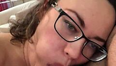 Sexwife Karolina Intensely Sucks Husband's Dick Before Work.