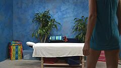 Detailed view of a relaxing massage session