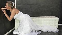 Fetish Bride Toys Pussy