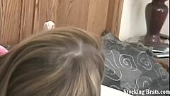 Fun in Sexy Little 18+ Stockings