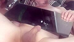 Jacking and fucking my own ass while eating cum