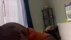 French ebony woman explores Europe