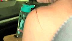 Mel Khalifa deepthroats and bangs in wild male threesome gangbang