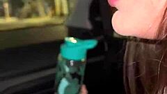 Mel Khalifa deepthroats and bangs in wild male threesome gangbang