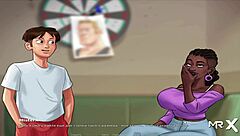Draw each other in this Hentai game