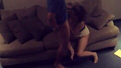 Slut Fucks Dick on Spy Cam