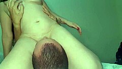 wife rubbed on my face twice getting wet