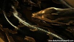 Pakistani MILF teasing in solo striptease