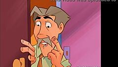 Panties' scent in naughty animation