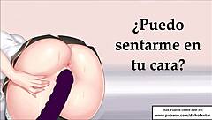 Anal Challenge JOI with Orgasms in Spanish