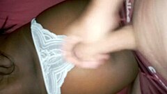 Brazilian teen masturbates and gets her ass licked in a group sex scene