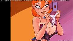 Panties' scent in naughty animation