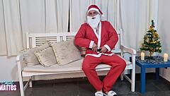 Santa Fills My Ass With Cum On Christmas