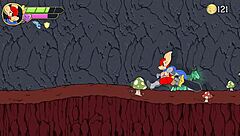 Armas quest drains huge furry monster cock in hentai anime