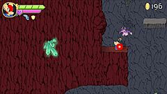 Armas quest drains huge furry monster cock in hentai anime