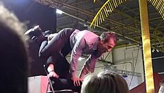 Erotic Stripper Showcases Nude Dance Moves Outdoors