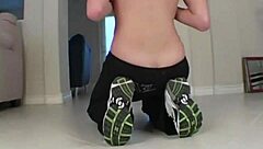 Amber poses nude while smoking in her photoshoot