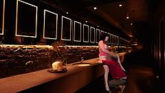 Anniversary Public Deepthroat for Cuckold Husband Slut