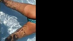 I Feel Intense Arousal Masturbating in the Outdoor Pool