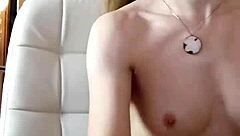 webcam model plays with toys solo, having a blast 😊