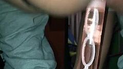 dildo fucks ass to creampie!