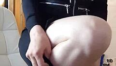 webcam model plays with toys solo, having a blast 😊