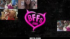 besties tight slits pounded hard in sexy interracial threesome with big black cocks dominating the scene