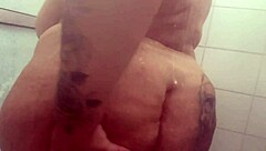 Tattooed Brazilian Latina Mary Jhuana Tests Anal Shower With Big Natural Tits And Ass