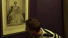 spunky arse hole pounded repeatedly by public crowd in rough gangbang