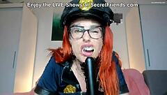 Is Officer Angel Wicky ready for sexy duty?