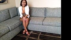 Aaliyah Hadid's casting interview with a sexy mom of goldencockproductions