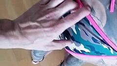 natscha foxx bent over in bikini getting fucked by nico nicecockhard