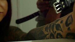 Felicity feline teases in public outdoor setting