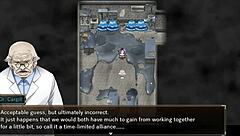 Karryn faces rough threesome with slime monster in prison hentai