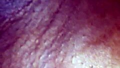 Homemade ebony amateurs share intimate peekshow moment