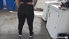 Latina Arab woman trains her huge ass with anal plug