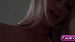 Young Busty Blonde Lesbians Charlotte Stokely And Lyra Law Pound Pussy With Strap-On