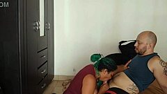 While my stepsister helps with cleaning the house, I arrive to seduce her.