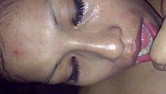 Cumshot in Mouth Slow Motion