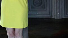 Girl Tied to a Column in Bondage Scene