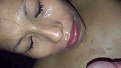 Cumshot in Mouth Slow Motion