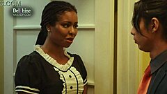 Delphine and Kira Noir Get Naughty Cleaning Hotel Room in LAA0071 Ep1